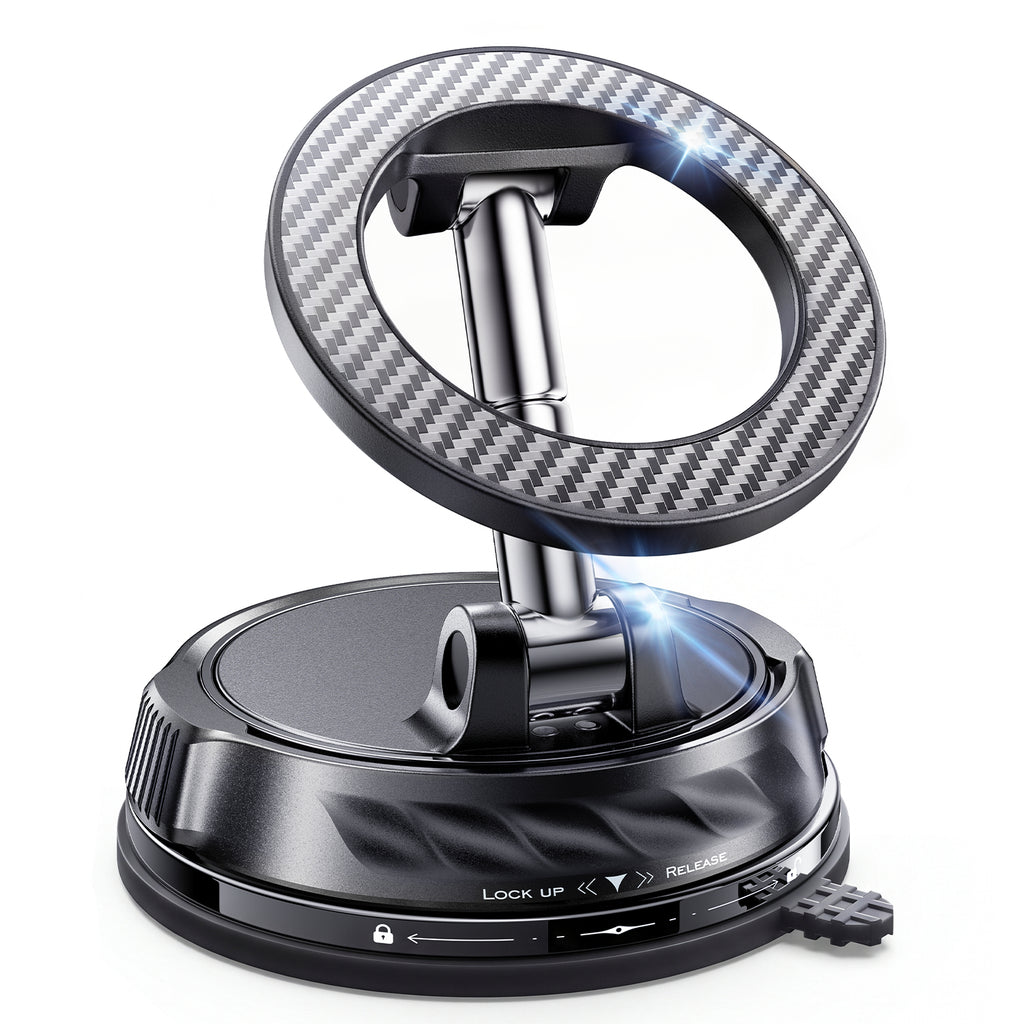 Magnetic Car Phone Mount, 360° Rotation Holder for iPhone 12-17